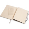 Блокнот MOLESKINE Classic XLarge, линейка, чёрный QP090