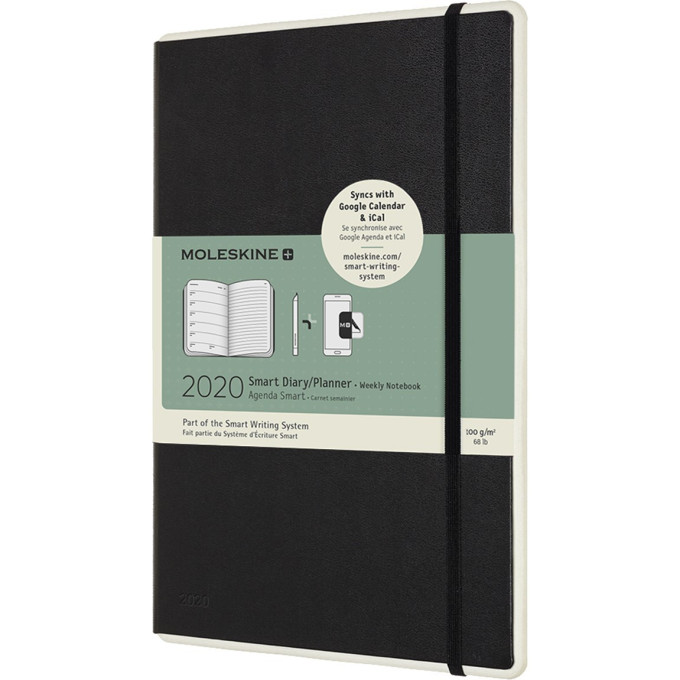 Еженедельник MOLESKINE Paper Tablet Smart Large (черный) PTDHB12WN3